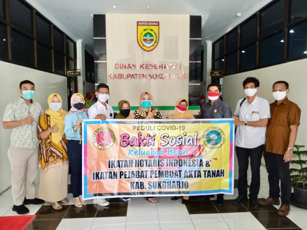 Semangat Berbagi Dalam Baksos Peduli Pandemi Covid – 19 Dan Halal Bihalal INI & IPPAT Pengda Kabupaten Sukoharjo