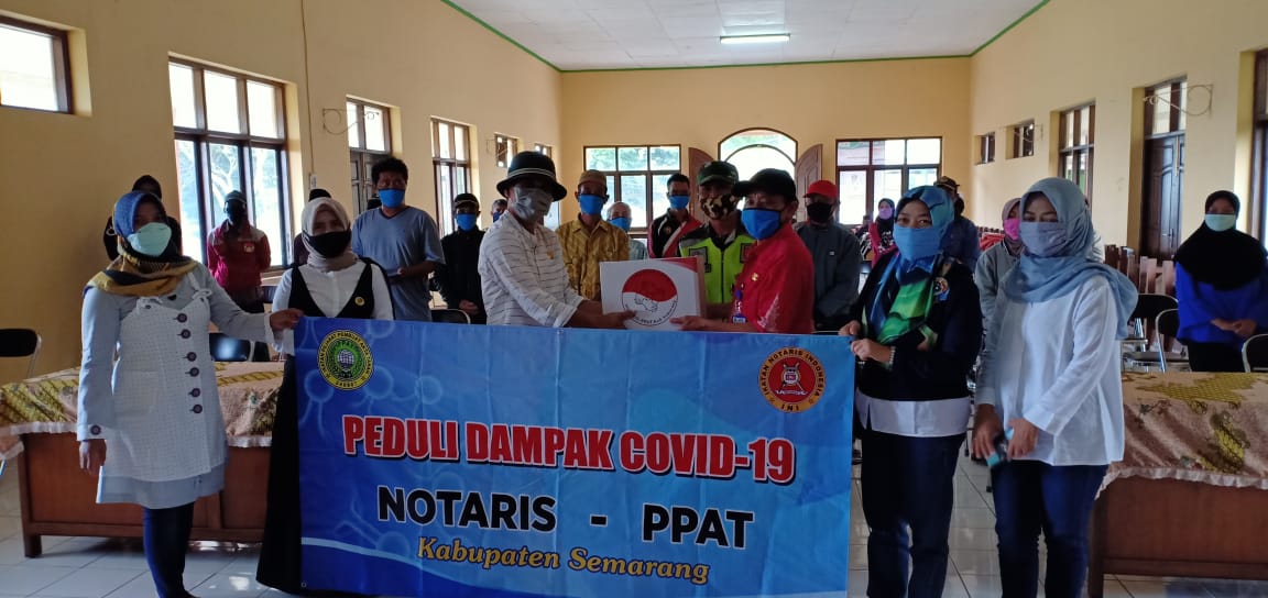 Semangat Berbagi Pengda INI – IPPAT Kabupaten Semarang Dalam Baksos Peduli Dampak Covid – 19