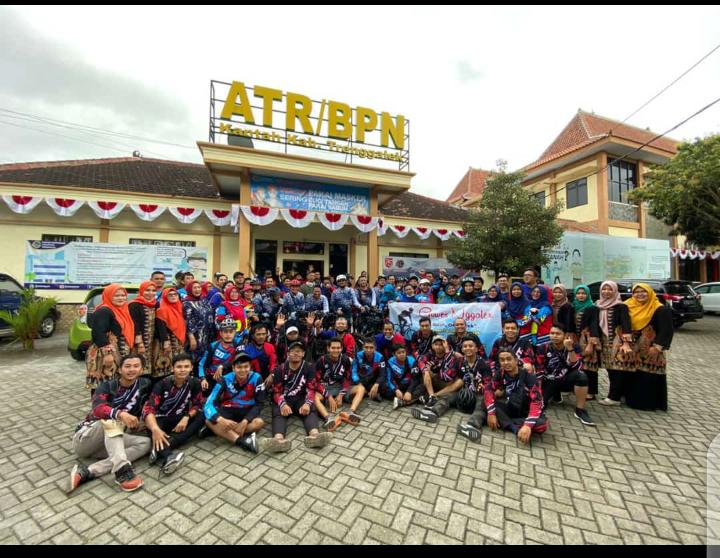 Gowes Bareng BPN Dengan Pengda IPPAT Kabupaten Trenggalek