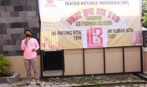 Sambutan Ketua Pengda Kabupaten Klaten INI, Ari Nur Widanarko,SH,M.Kn