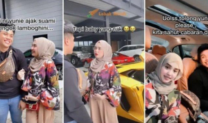 Wanita Ini Ngidam Ingin Punya Lamborghini, Terkejut Suami Mampu Menuruti