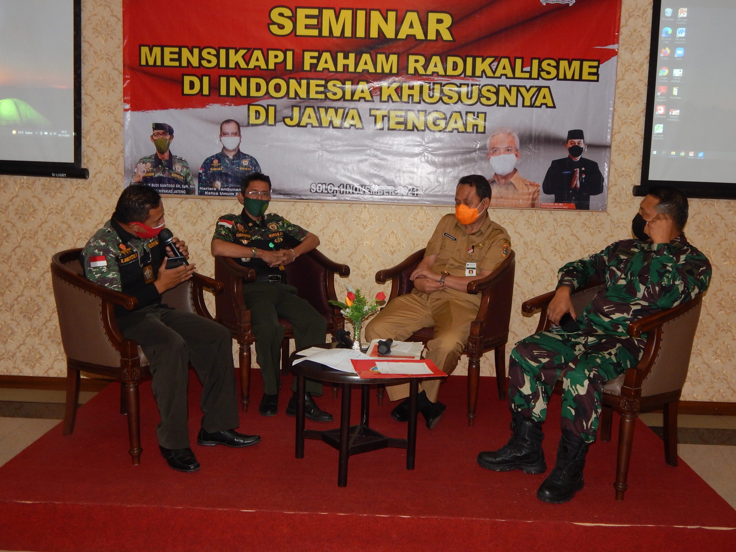 DPD HIPAKAD JATENG Bersama Kesbangpolinmas Provinsi Jateng Gelar Seminar Bertajuk “Mensikapi Faham Radikalisme Di Indonesia Khususnya Jawa Tengah”