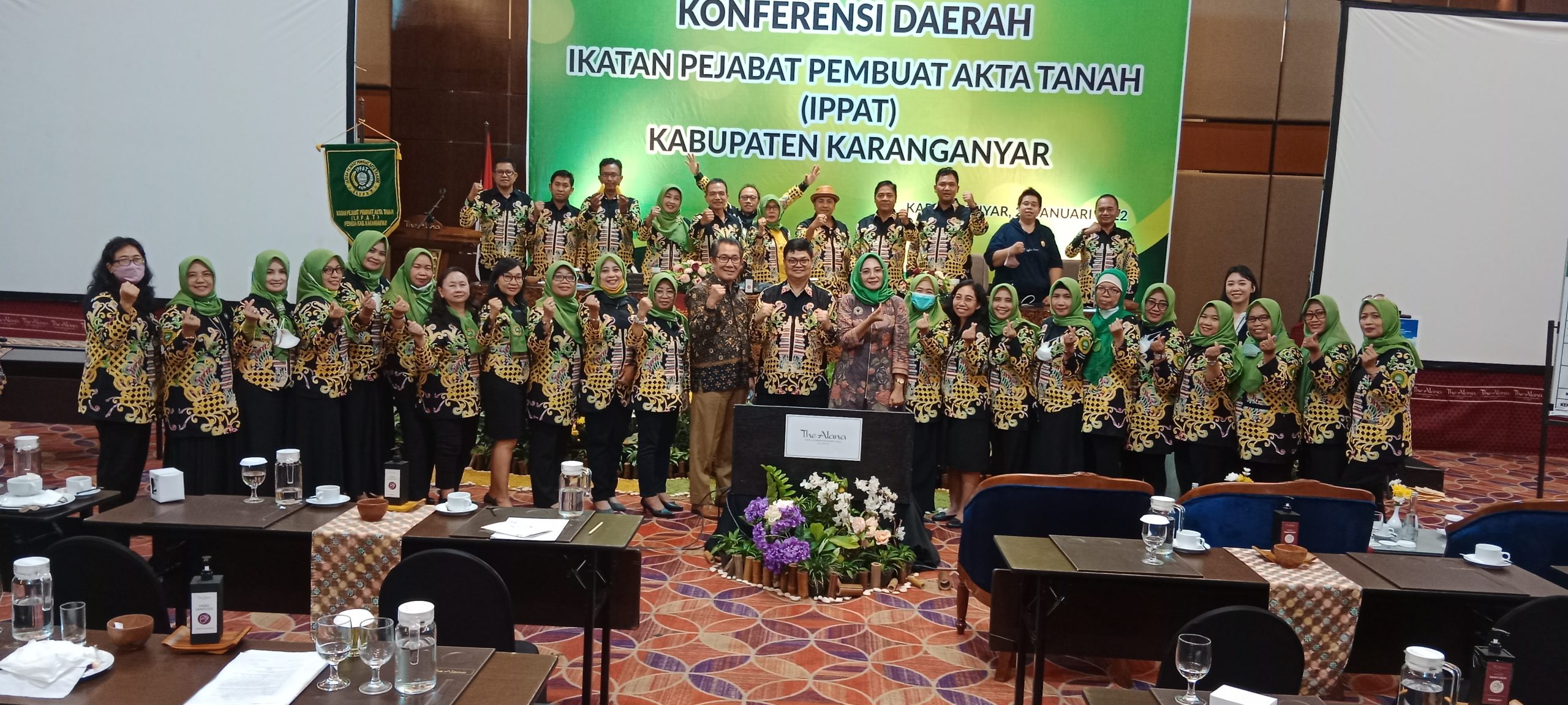 Konferda IPPAT Karanganyar   Memilih Slamet Utomo Sebagai Ketua Baru IPPAT Periode 2021-2024