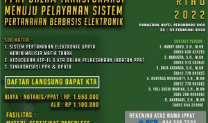 UNDANGAN  RAKERNAS & UPGRADING IPPAT 2022 DI  PEKANBARU, RIAU