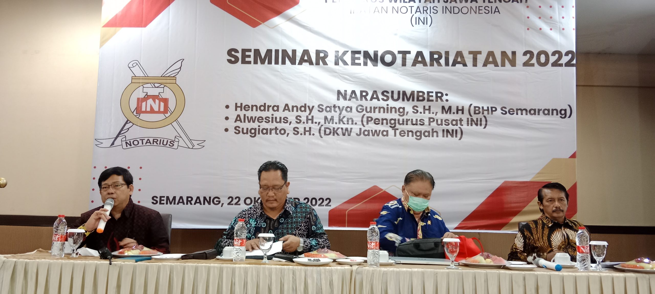 Seminar Kenotariatan 2022 Hadirkan Narasumber Handal, Kepala BHP, Alwesius dan Sugiarto, SH