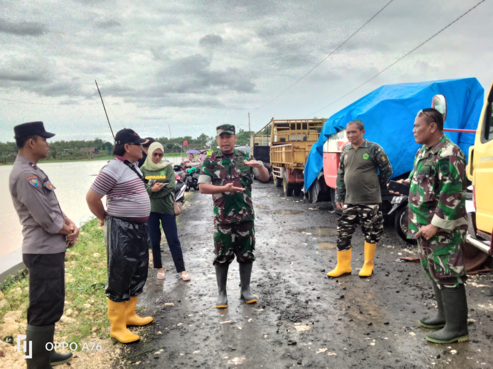 Kodim Pati,HIPAKAD Dan BPBD Berjibaku Untuk Ringankan Korban Terdampak Banjir Pati