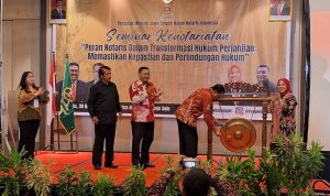 Seminar Kenotariatan Pengwil Jateng INI Diikuti Ratusan Notaris Dan ALB, Tri Firdaus Minta Notaris Jaga Marwah Jabatannya