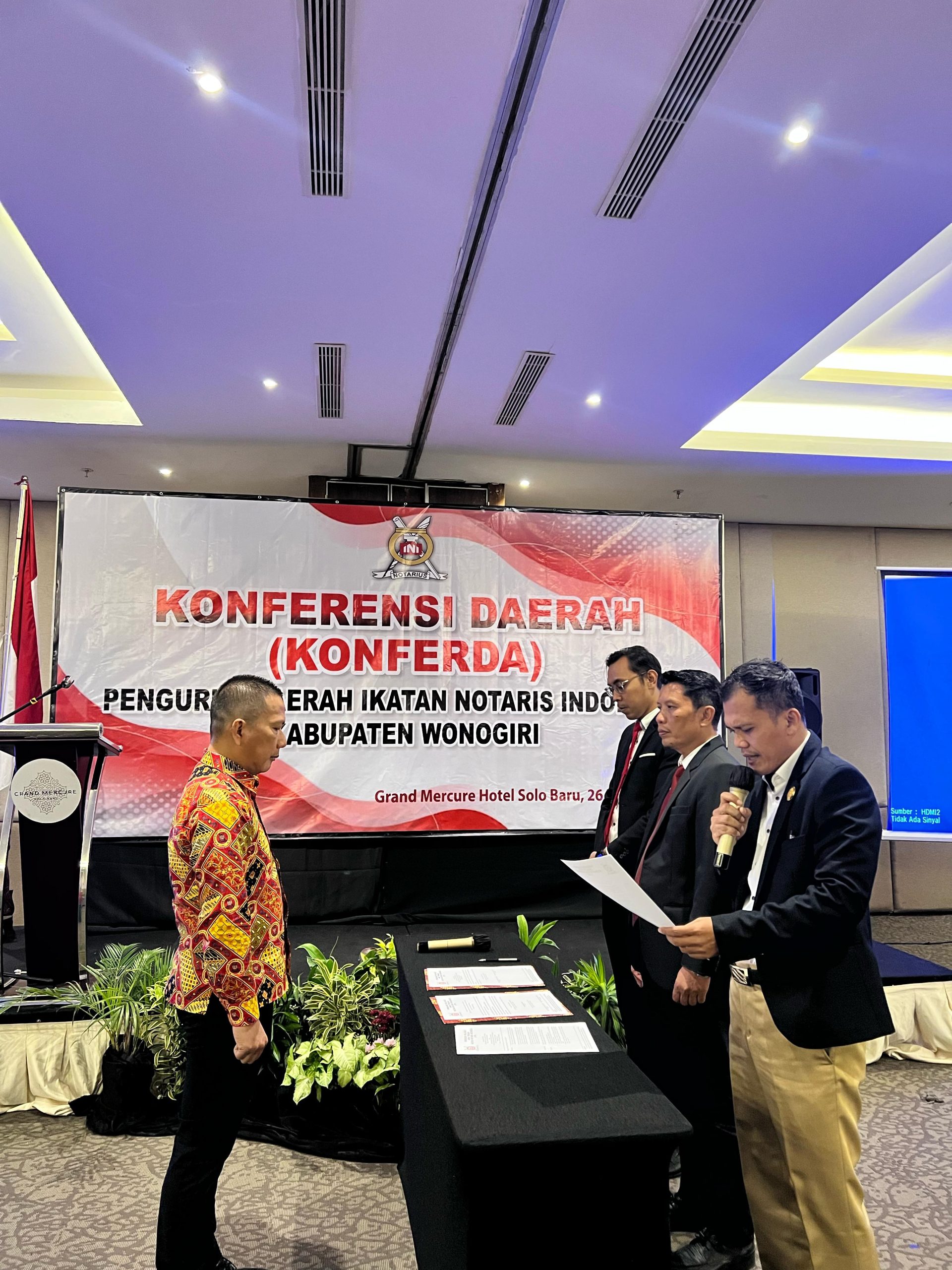 Konferda INI Kabupaten Wonogiri Memilih Dr. Firdaus, SH, M. Kn